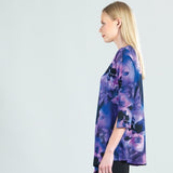 NWT Purple Deep Sea Print Flora Tunic by Clara Sunwoo - Picture 3 of 3